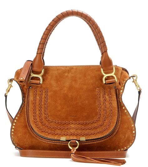 chloe marcie suede bag.